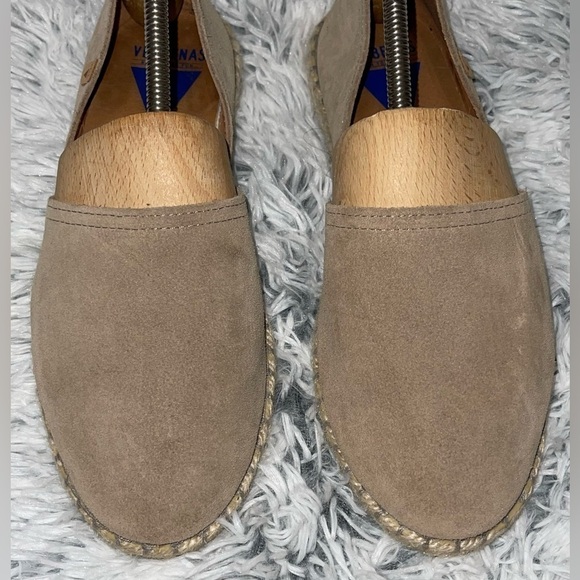 Verbenas Carmen Leather Suede Espadrille Size 41 - Picture 4 of 10